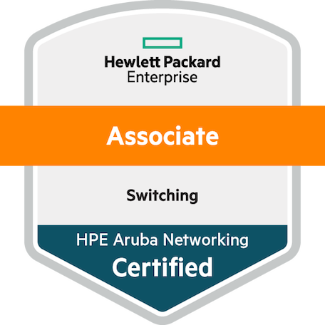 Certificación HPE Aruba Networking Associate en Switching de Hewlett Packard Enterprise